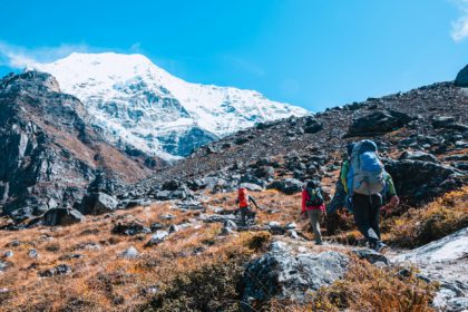 mountain trail in Dolakha,