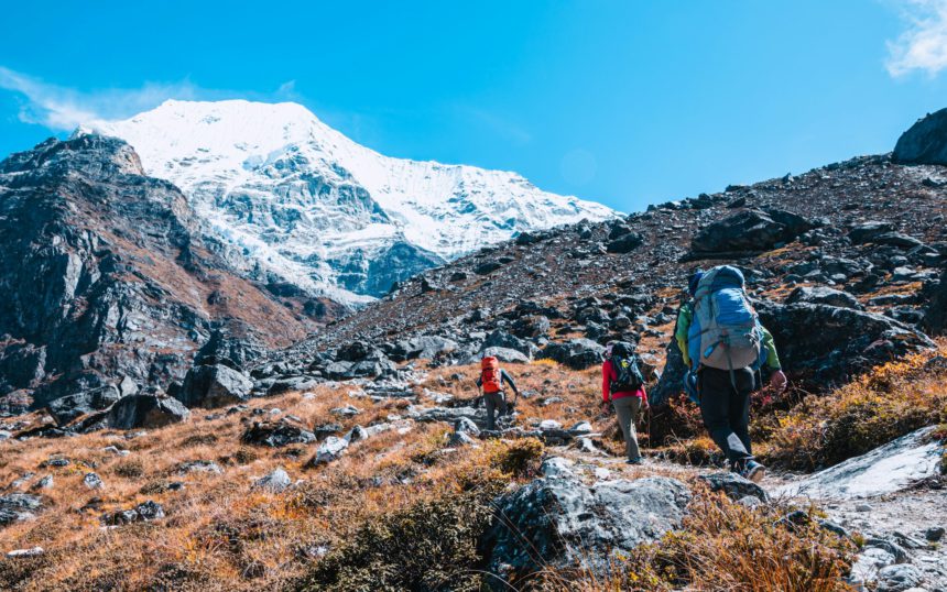 mountain trail in Dolakha,